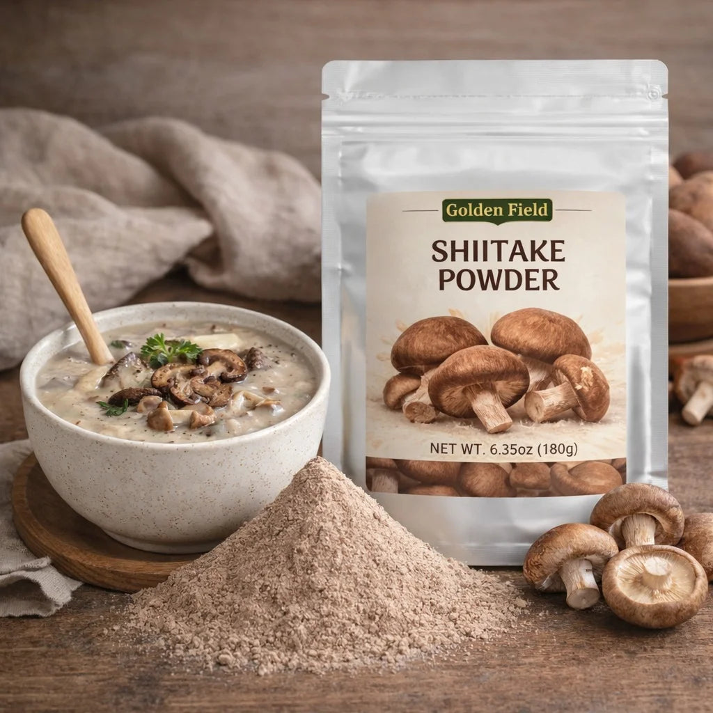 Shiitake Powder - Mushroom Powder - Savory Mushroom Taste for Soups