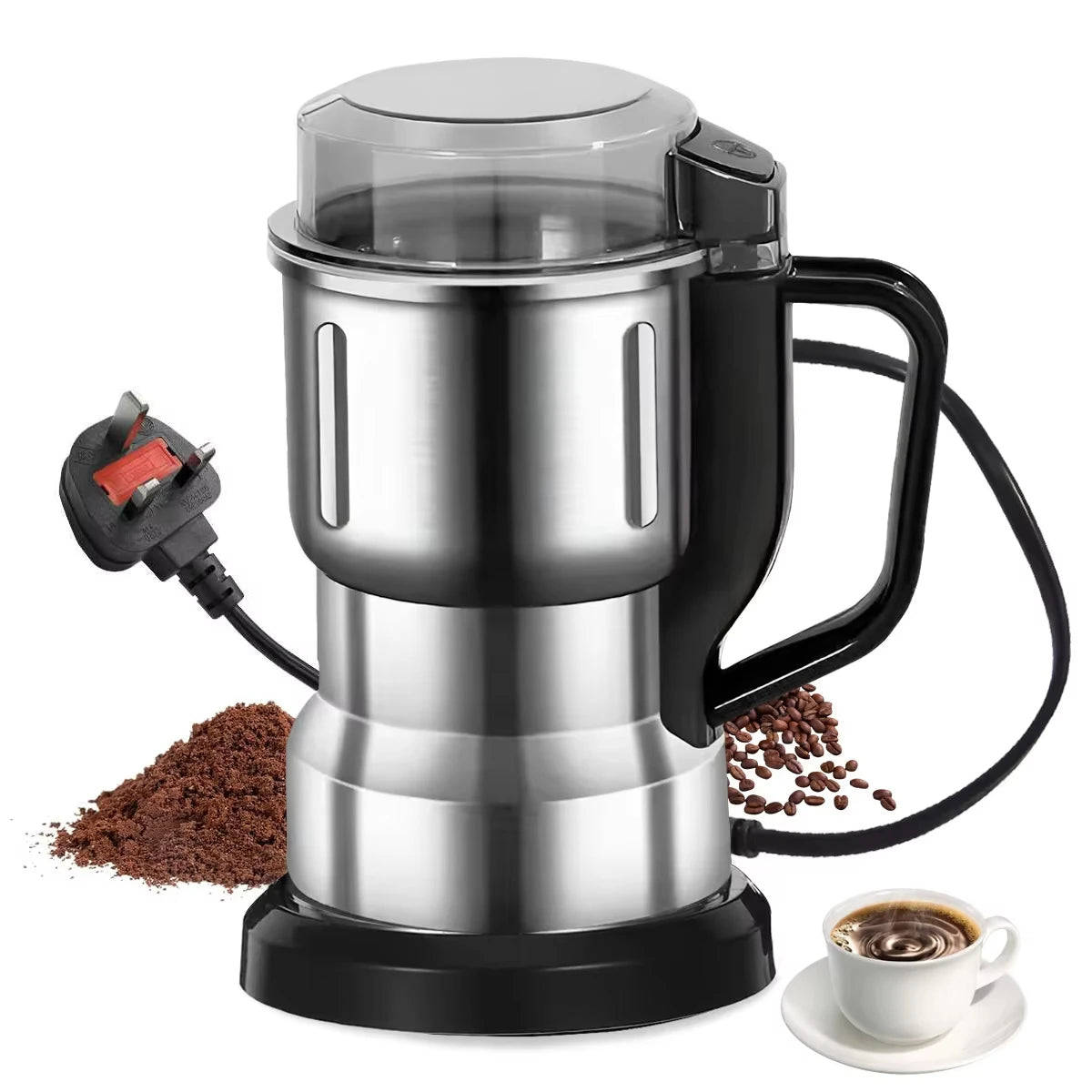 Multipurpose Electric Coffee Bean Grinding Tool Stainless Coffee Grinder
