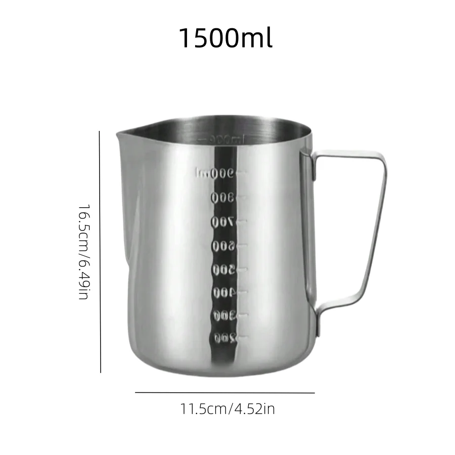 Milk Frothing Pitcher Espresso Steaming Pitchers Stainless Steel Milk Steamer Cup