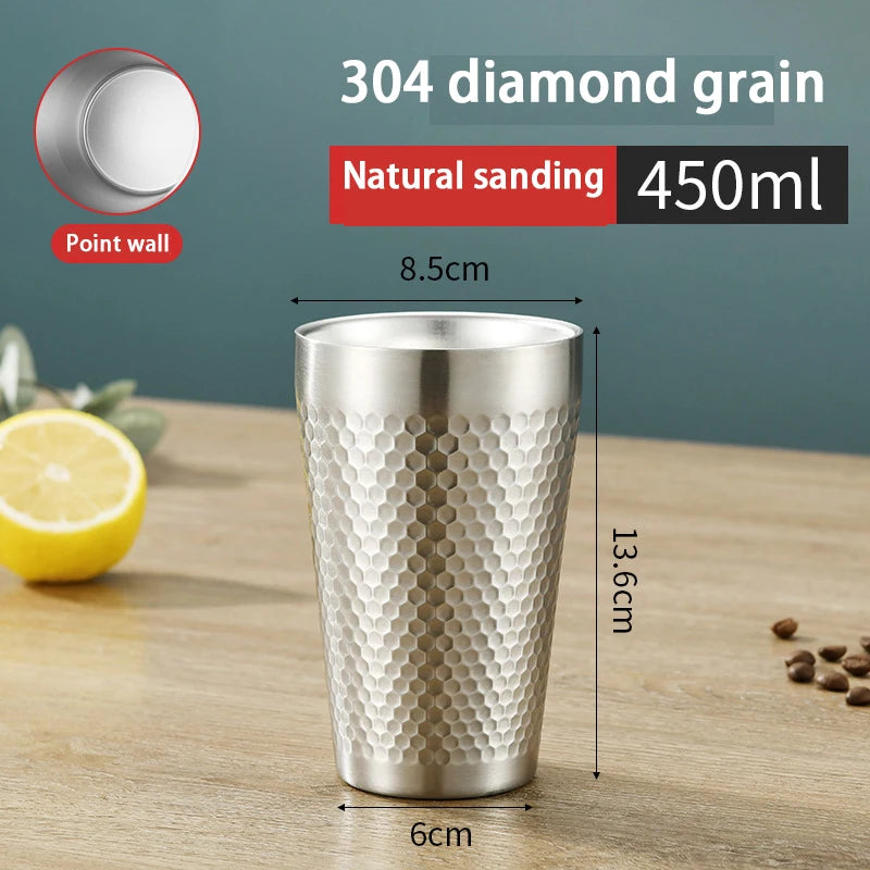 Beer Cup Coffee Cup Korean Cup Diamond Hammer Outdoor Camping Water Cup