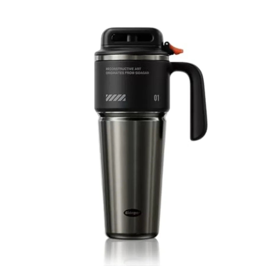 Tumbler with Handle and Straw Vacuum Insulated Stainless Steel Travel Mug
