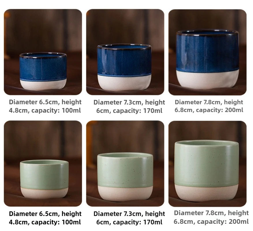 Vintage Coffee Mug ceramics Tea cup Japanese-style cafes Drinkware Stoneware