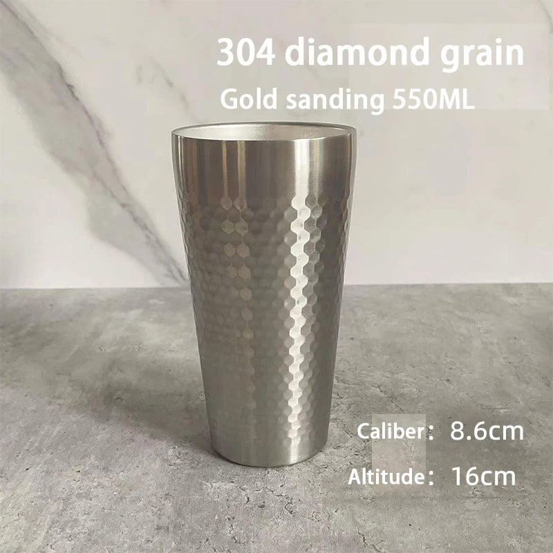 Beer Cup Coffee Cup Korean Cup Diamond Hammer Outdoor Camping Water Cup