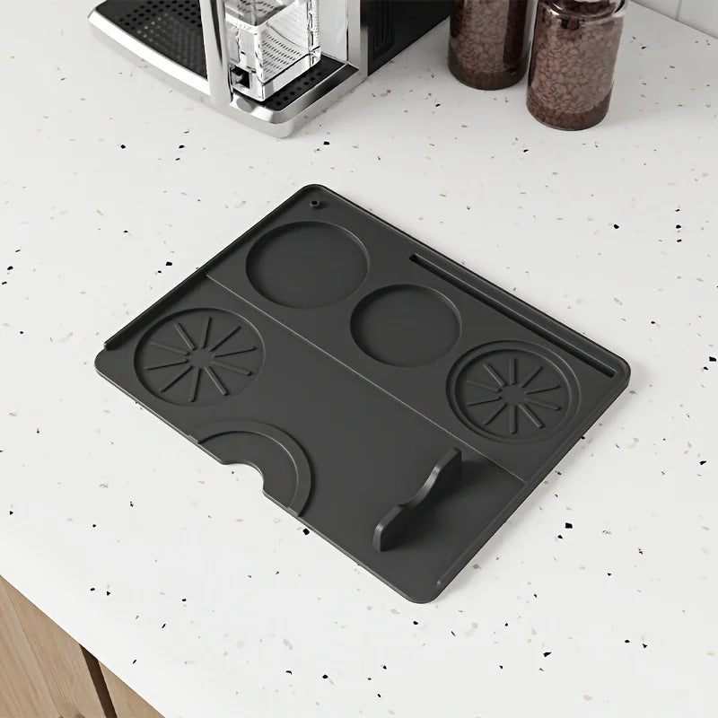 Silicone Coffee Tamper Mat Espresso Distributor Station Portafilter Silicone Pad