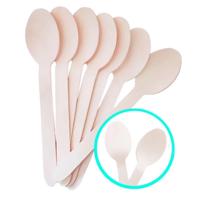 Disposable Wooden Home Use Coffee Stirrers Hot Cold Drinking Stir Beverage