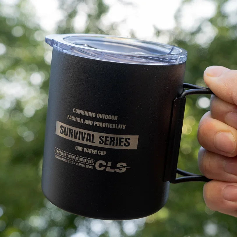 Double Layer stainless Steels Water Cup Coffee Tea Mug Party for Home Outdoor