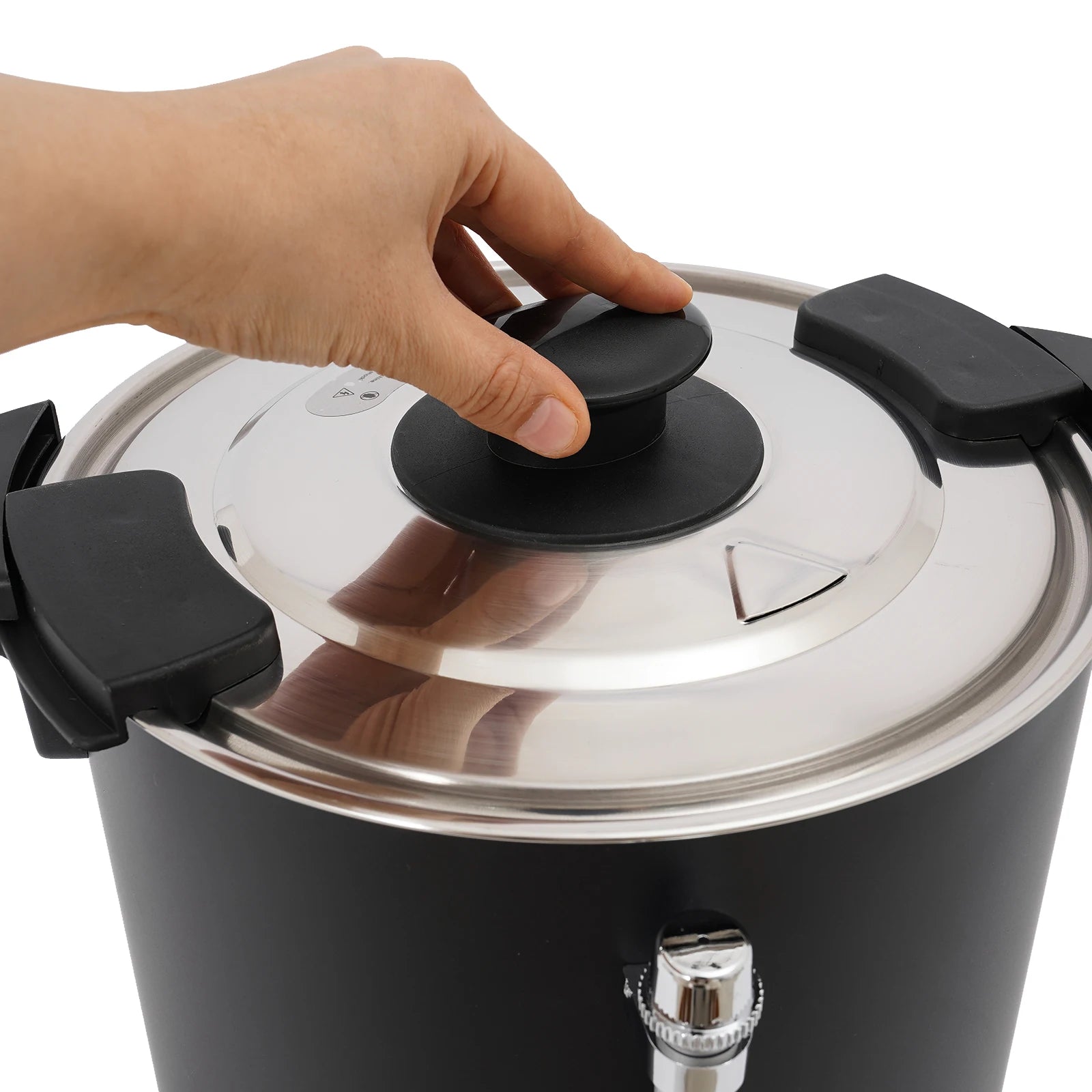 Commercial Electric Coffee Pot Black Hot Water Dispenser Coffee Brewing Coffee