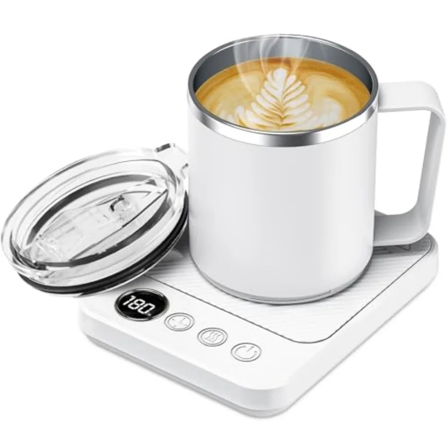 Coffee Mug Warmer and Mug Set for Desk Smart Coffee Cup Warmer with Heated Mug