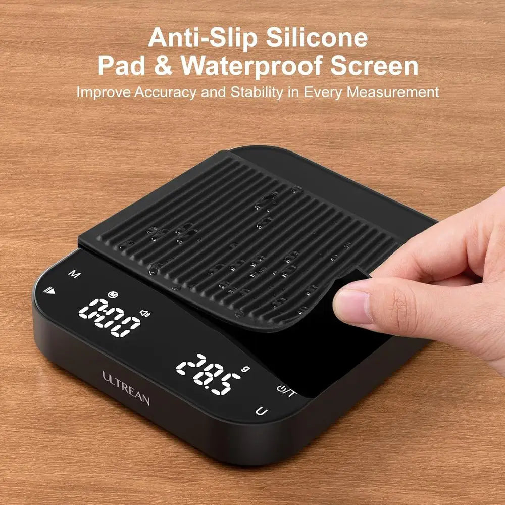 Portable Digital Coffee Scale with Rechargeable Drip Coffee