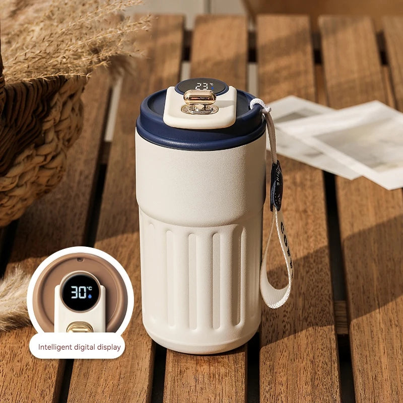 Stainless Steel Thermo Water Bottle LED Temperature Display Coffee cup