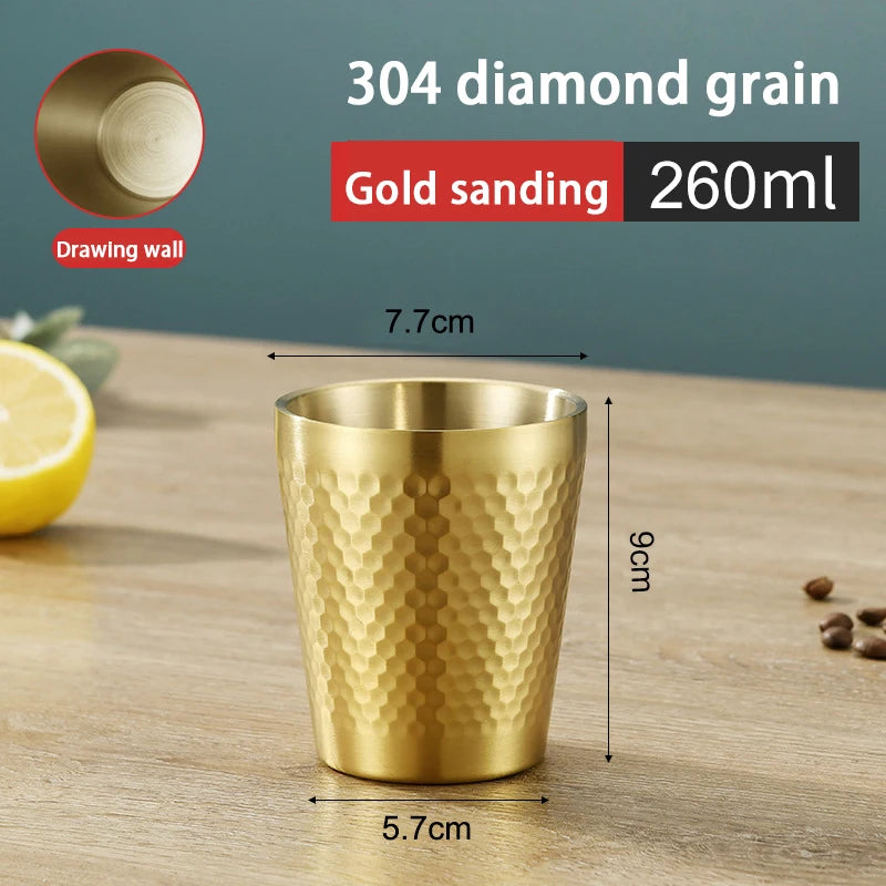 Beer Cup Coffee Cup Korean Cup Diamond Hammer Outdoor Camping Water Cup
