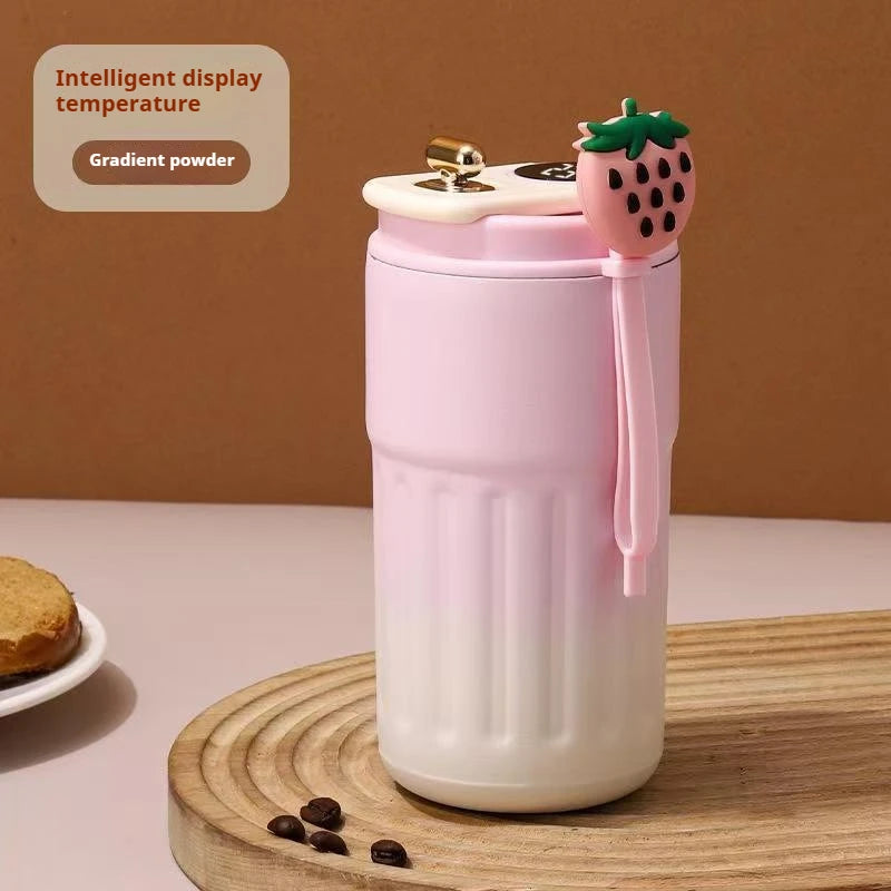 Stainless Steel Thermo Water Bottle LED Temperature Display Coffee cup