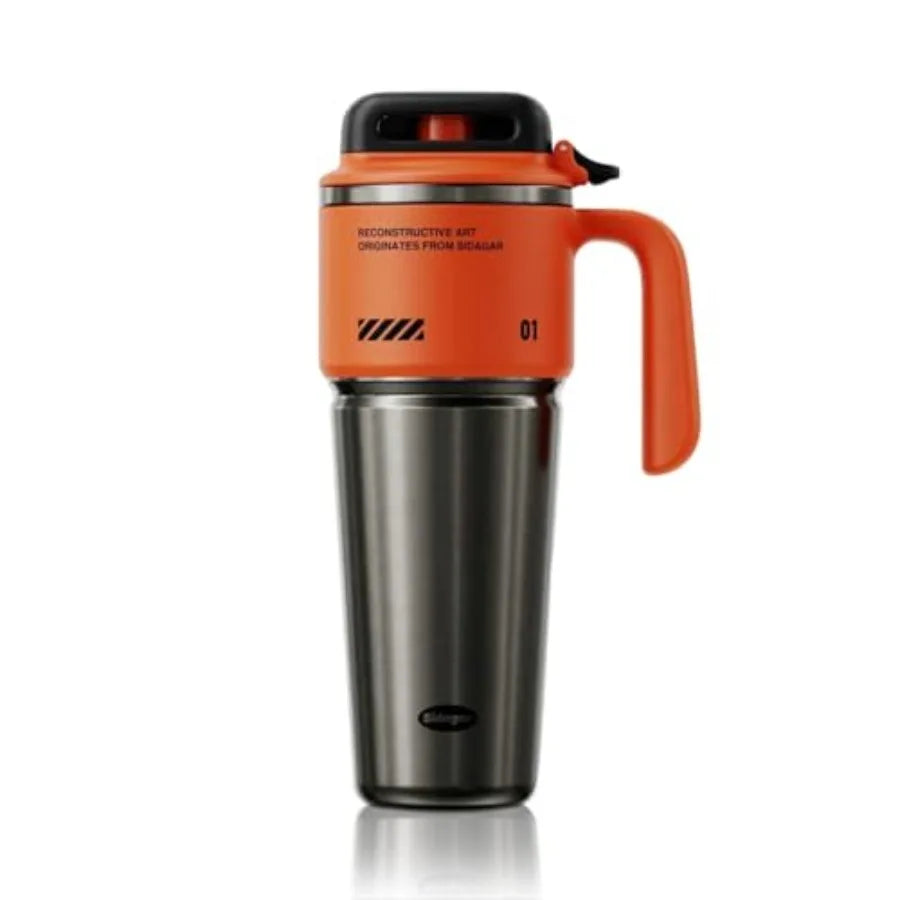 Tumbler with Handle and Straw Vacuum Insulated Stainless Steel Travel Mug