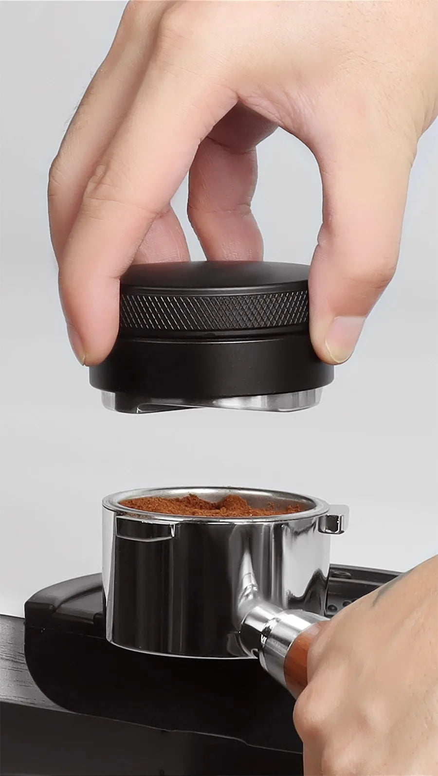Coffee Distributor Espresso Distribution Tool/Leveler 3 Angled Slopes Adjustable
