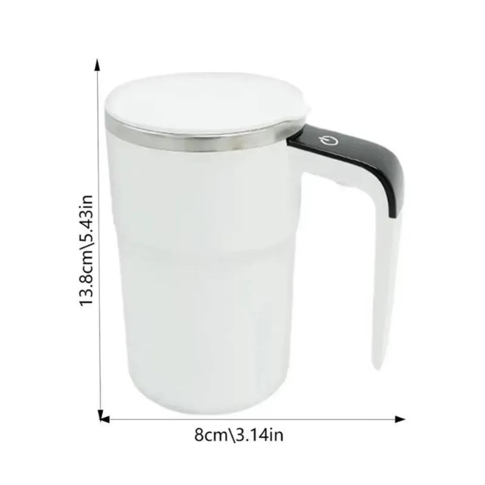 Mini Electric Coffee Cup Rotating Blender With Cover Automatic Mixing Cup Warmer