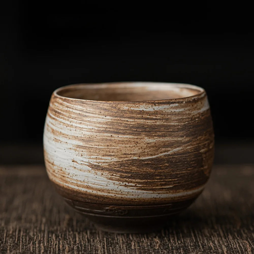 Household Japanese Stoneware Tea Cup Ancient Style 80ml Master Cup