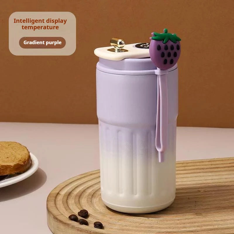 Stainless Steel Thermo Water Bottle LED Temperature Display Coffee cup