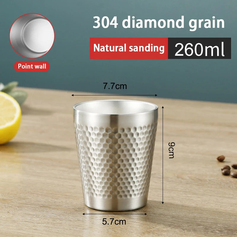Beer Cup Coffee Cup Korean Cup Diamond Hammer Outdoor Camping Water Cup