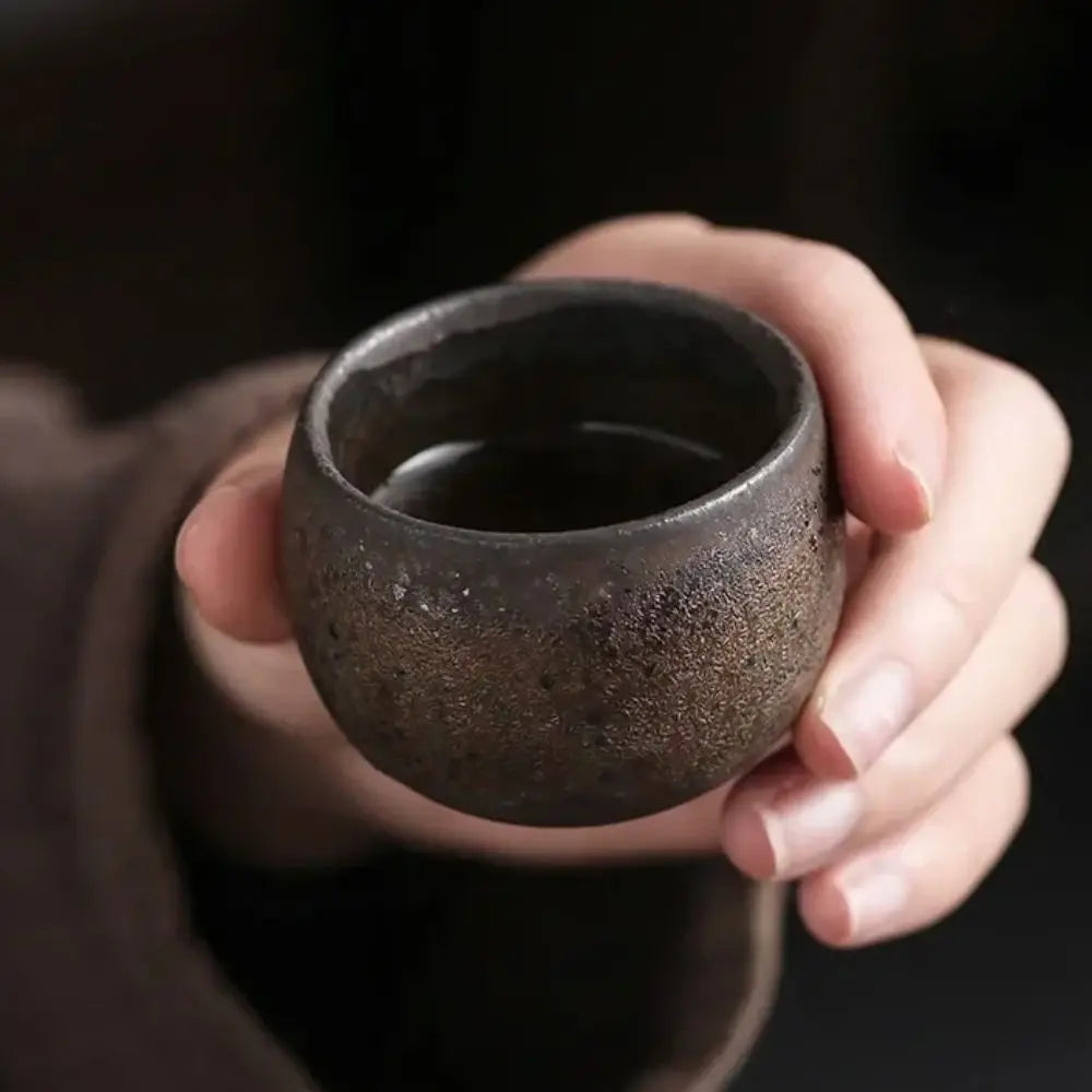Household Japanese Stoneware Tea Cup Ancient Style 80ml Master Cup