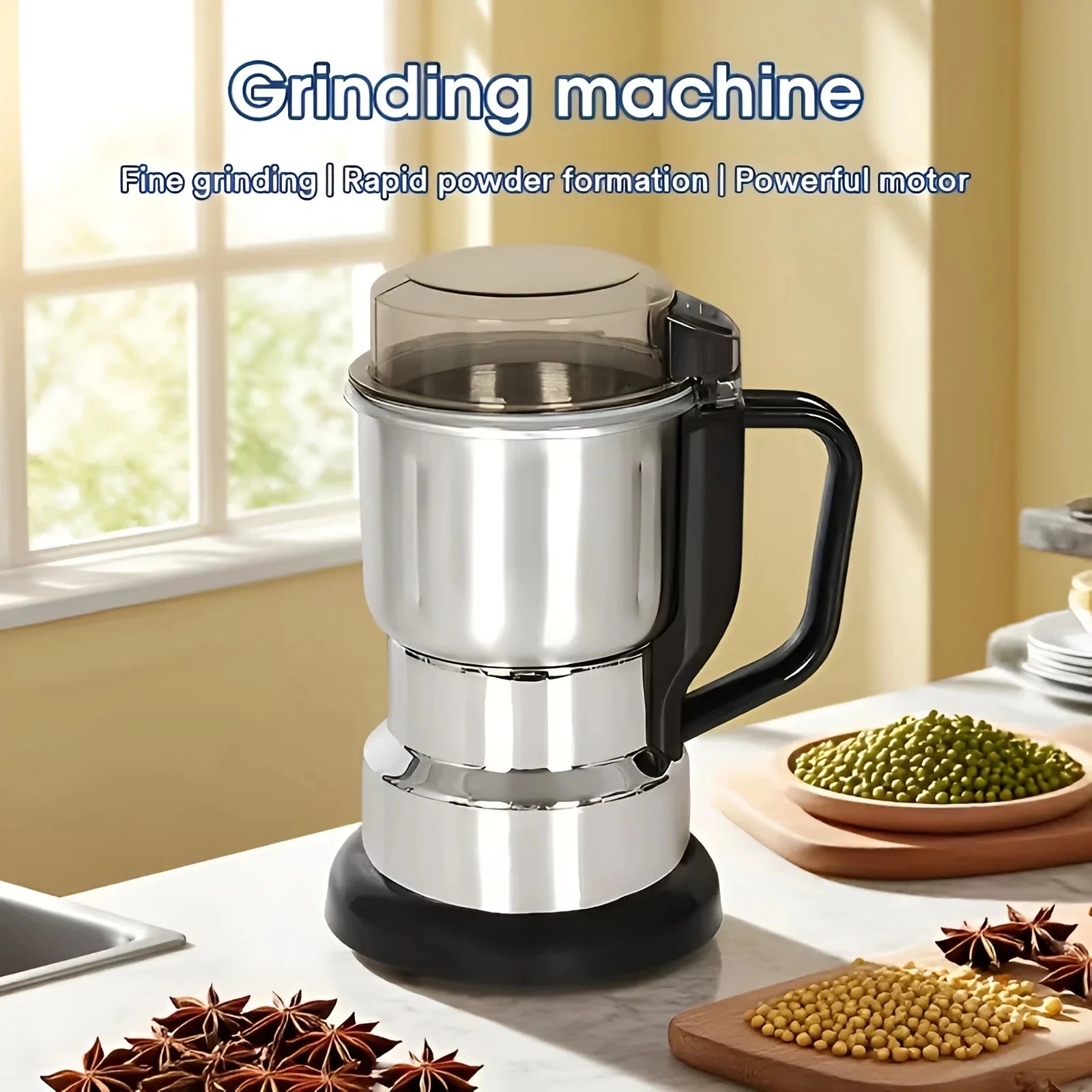 Multipurpose Electric Coffee Bean Grinding Tool Stainless Coffee Grinder