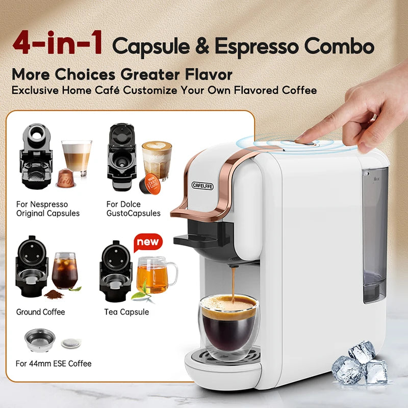 CAFELFFE MK-603 Capsule Coffee Machine Hot Cold Brew Espresso Maker