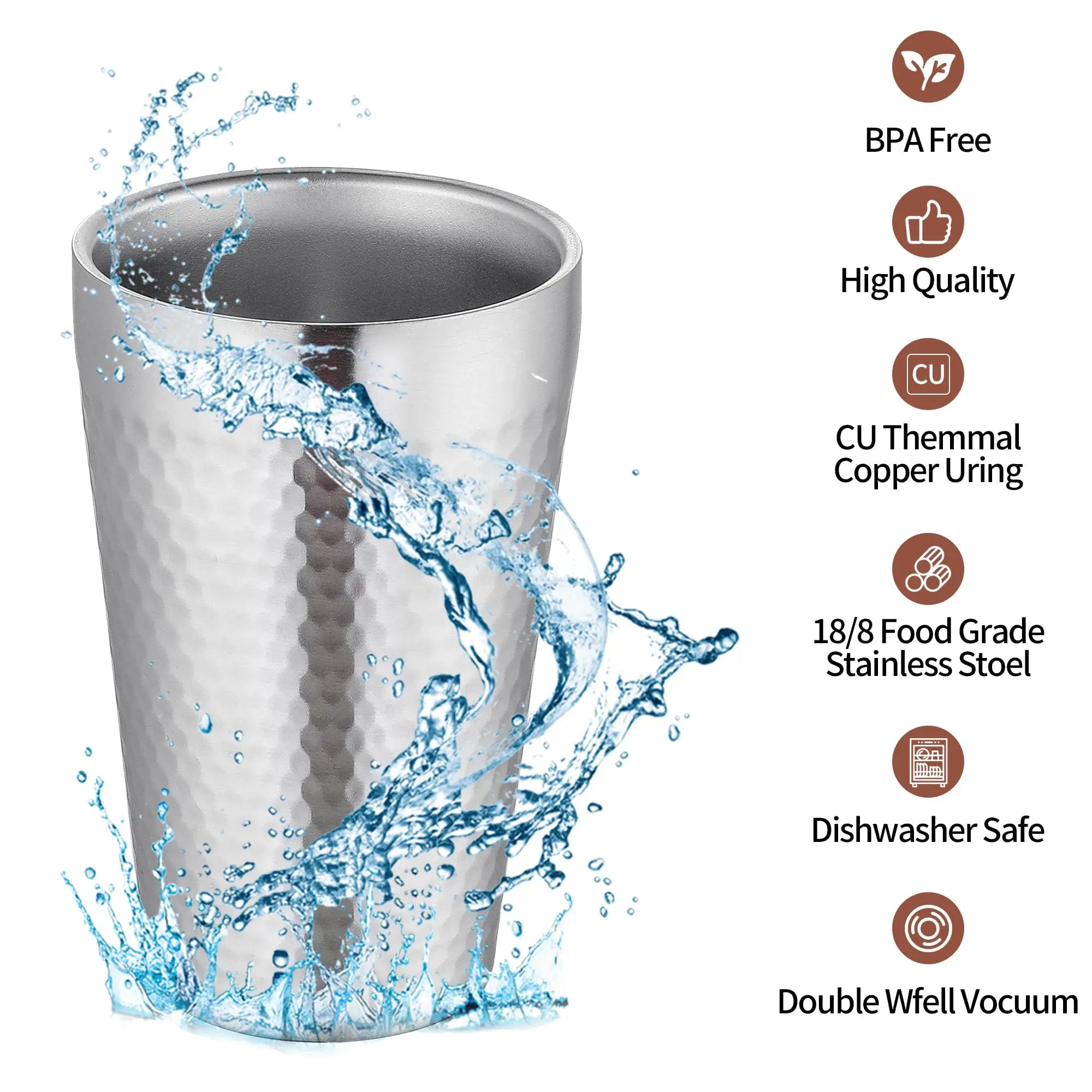 Beer Cup Coffee Cup Korean Cup Diamond Hammer Outdoor Camping Water Cup