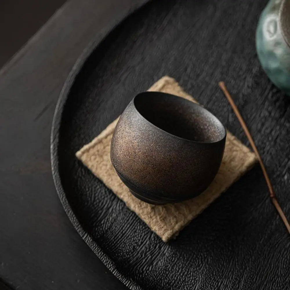 Household Japanese Stoneware Tea Cup Ancient Style 80ml Master Cup