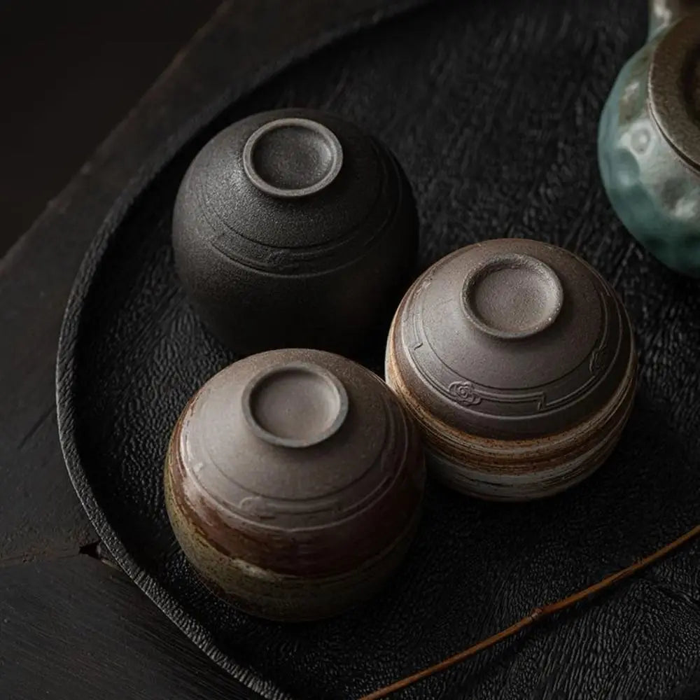 Household Japanese Stoneware Tea Cup Ancient Style 80ml Master Cup