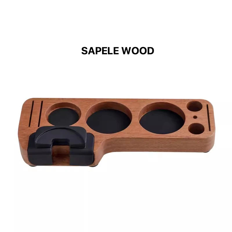 Coffee Tamper Mat Station Stand Portafilter Holder Support Base Rack