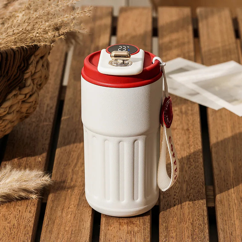 Stainless Steel Thermo Water Bottle LED Temperature Display Coffee cup