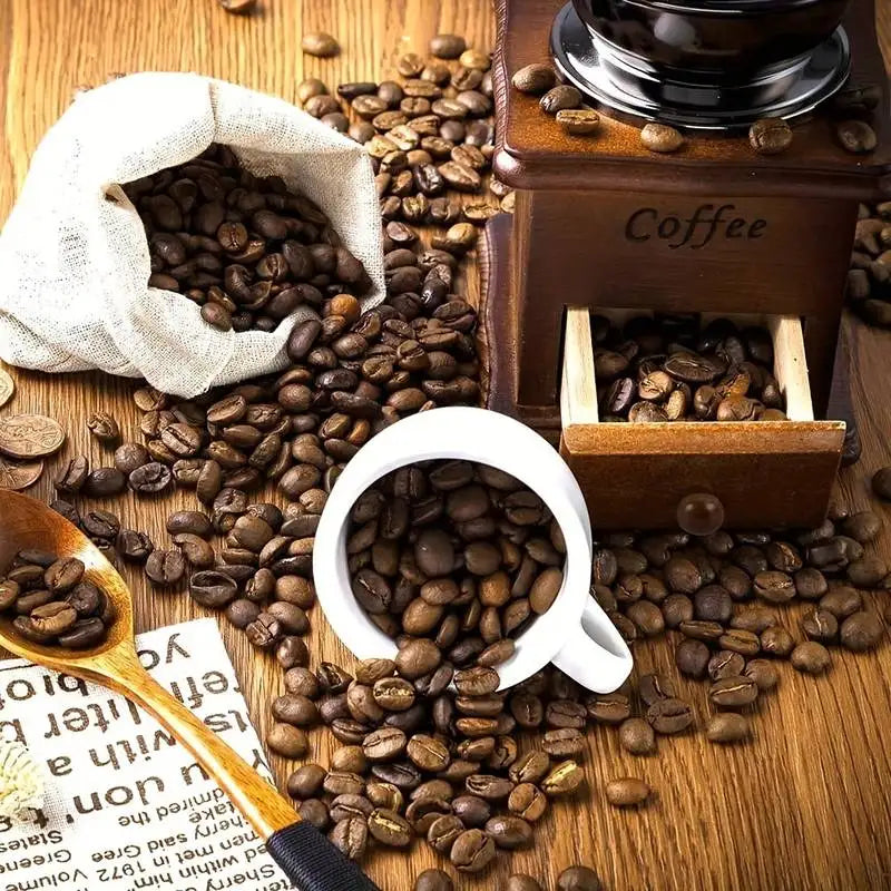 Manual Coffee Grinder - Classic Italian Style Hand Crank Mill Grinding Machine