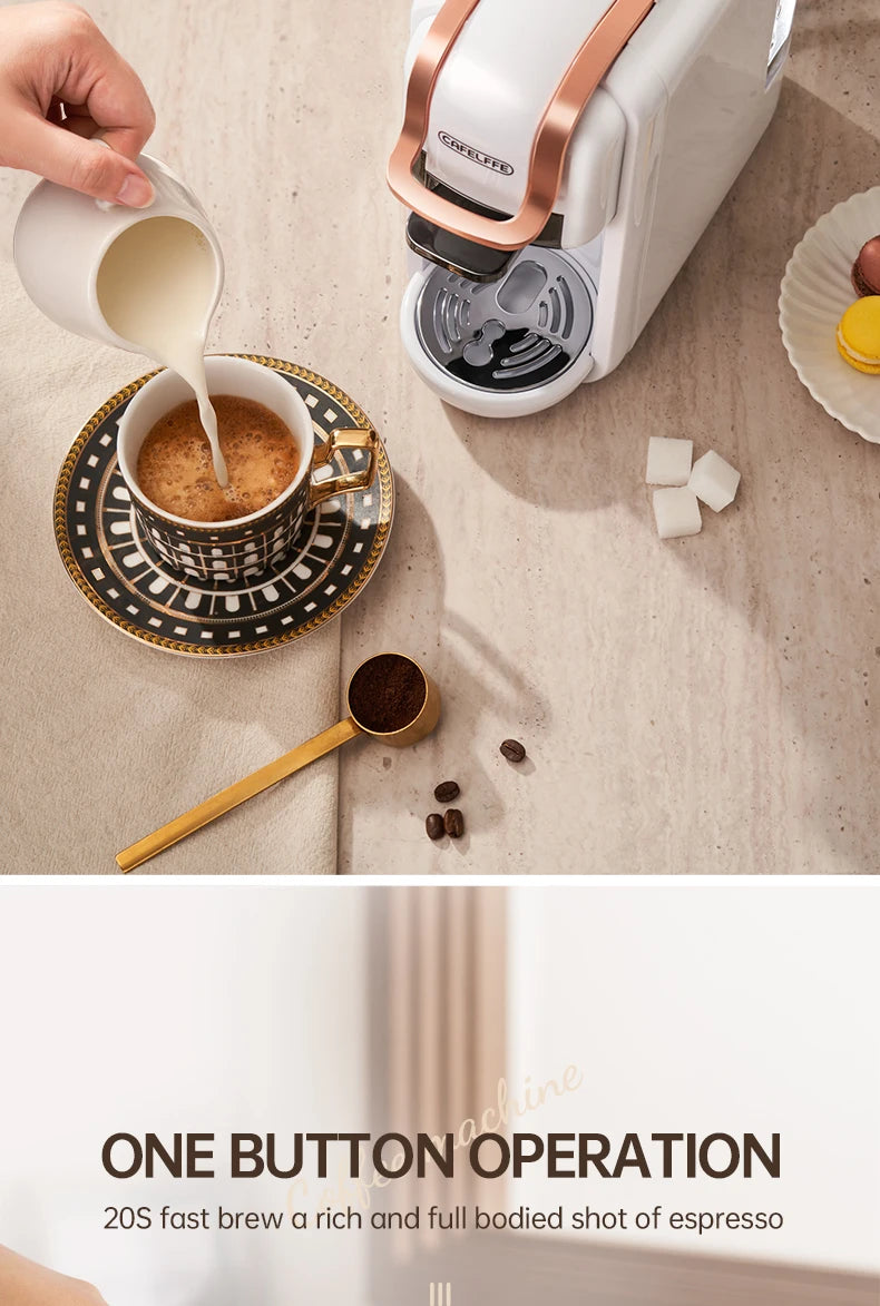 CAFELFFE MK-603 Capsule Coffee Machine Hot Cold Brew Espresso Maker