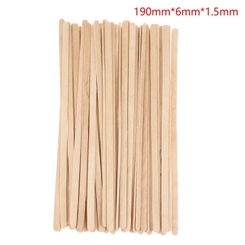 Disposable Wooden Home Use Coffee Stirrers Hot Cold Drinking Stir Beverage