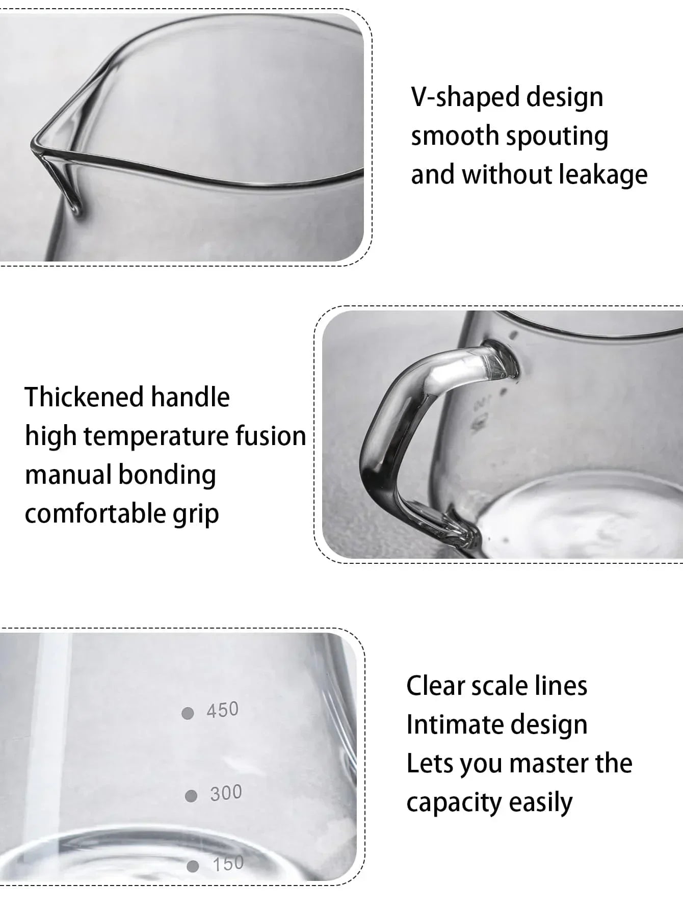 Pour Over Coffee Maker Set Glass Carafe Coffee with Glass Coffee Filter Drip Coffee
