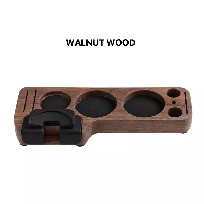 Coffee Tamper Mat Station Stand Portafilter Holder Support Base Rack