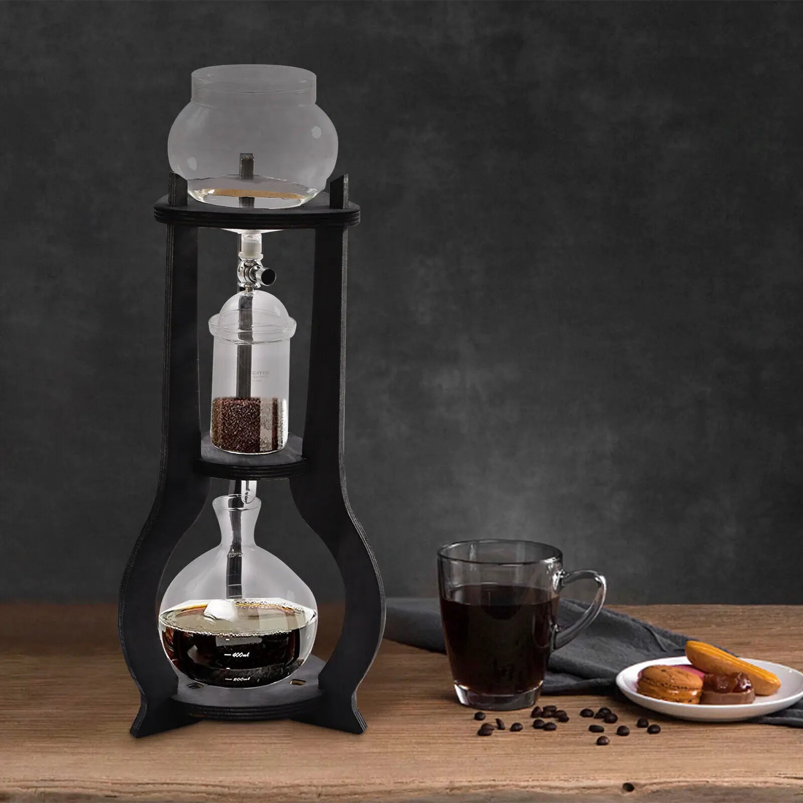 Handcrafted Glass Coffee Drip Tower, Premium Cold Brew System