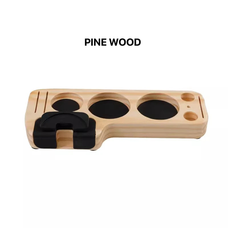 Coffee Tamper Mat Station Stand Portafilter Holder Support Base Rack