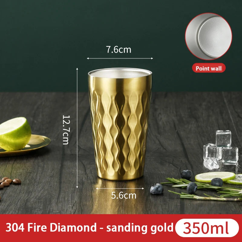 Beer Cup Coffee Cup Korean Cup Diamond Hammer Outdoor Camping Water Cup