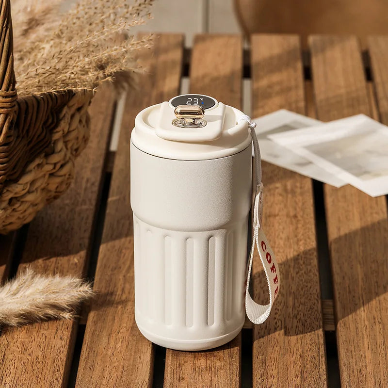 Stainless Steel Thermo Water Bottle LED Temperature Display Coffee cup