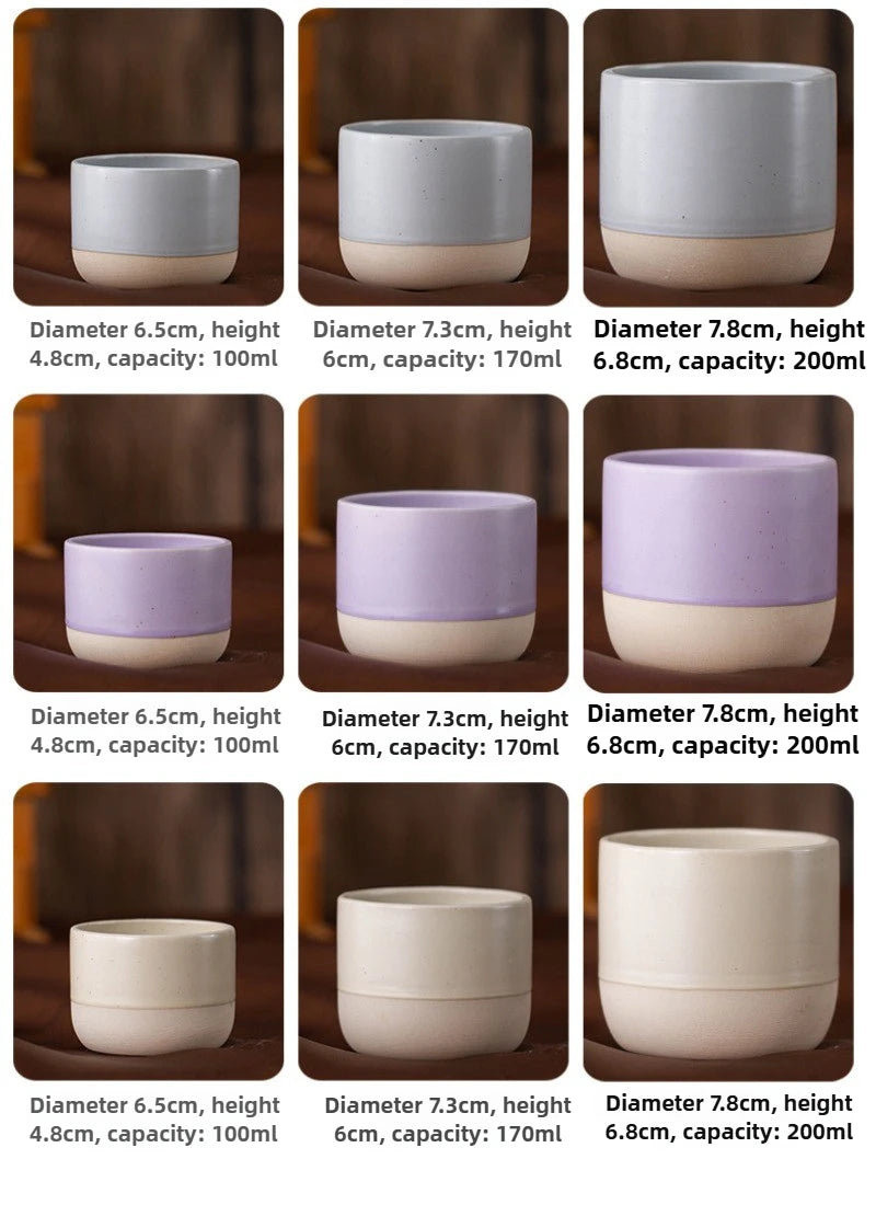 Vintage Coffee Mug ceramics Tea cup Japanese-style cafes Drinkware Stoneware