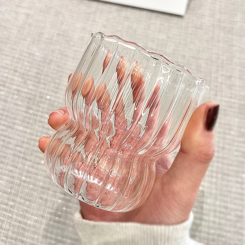 Pink Glass Cup With 3D Bow Lid, Heat-Resistant Borosilicate Glass Cup For Hot