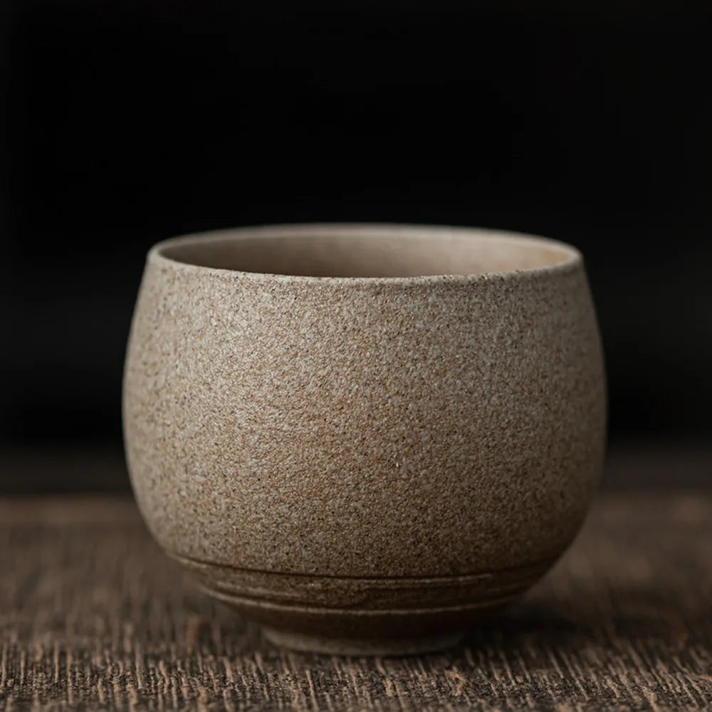 Household Japanese Stoneware Tea Cup Ancient Style 80ml Master Cup