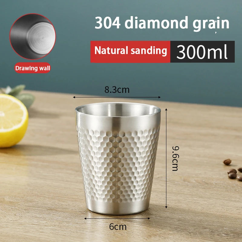 Beer Cup Coffee Cup Korean Cup Diamond Hammer Outdoor Camping Water Cup