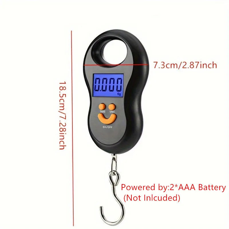Digital Hanging Scale LCD with Backlight Portable Fishing Luggage Weight Scale