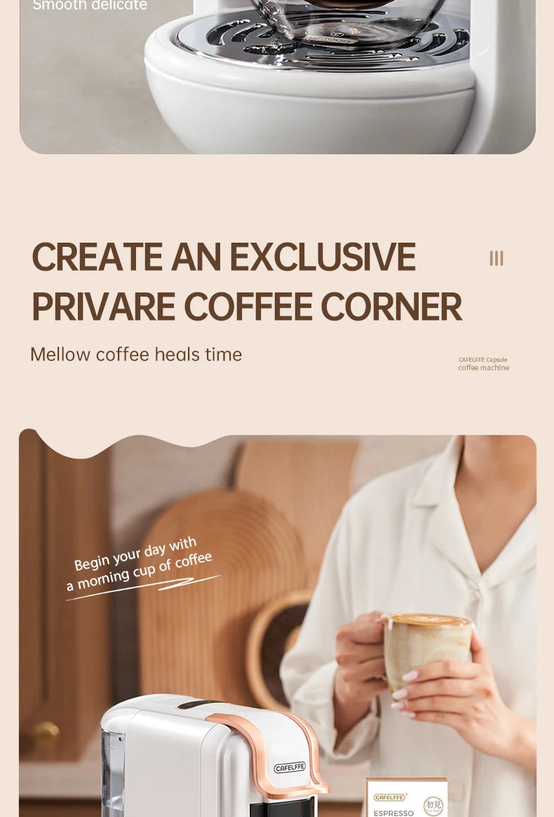 CAFELFFE MK-603 Capsule Coffee Machine Hot Cold Brew Espresso Maker