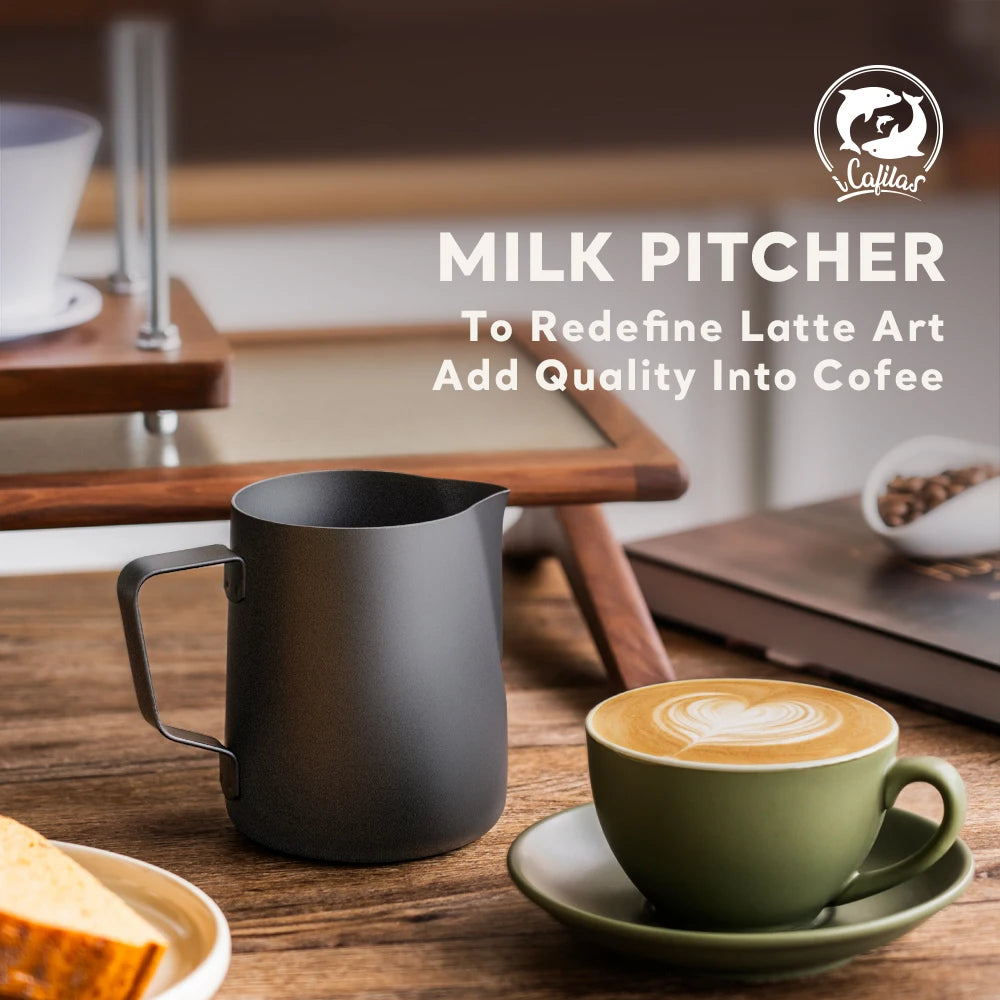 Milk Jugs Stainless Steel Milk Craft Milk Frothing Pitcher Coffee Latte Frothing Art