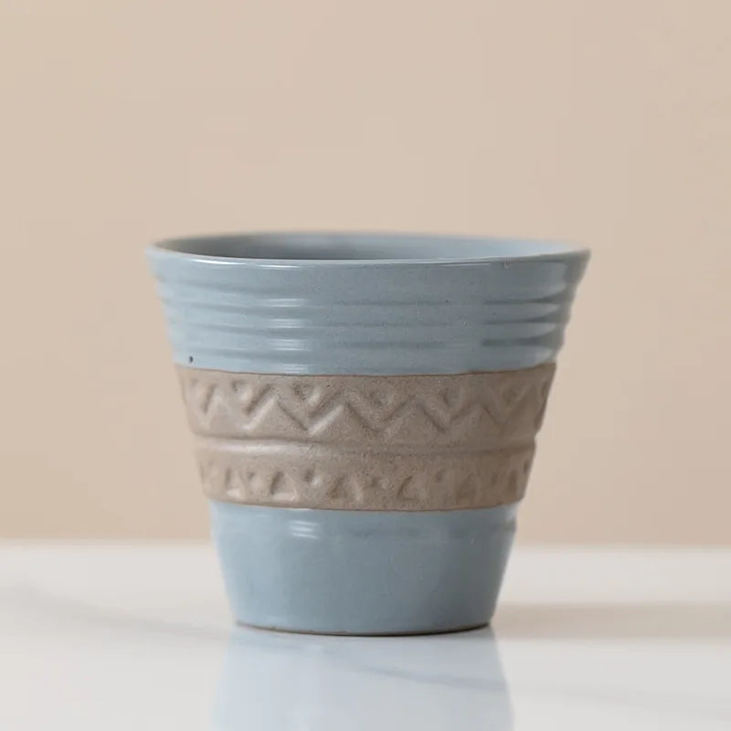 Coffee Cup Small Vintage Coarse Ceramic Concentrated Latte Cup Ceramic Tea Cup