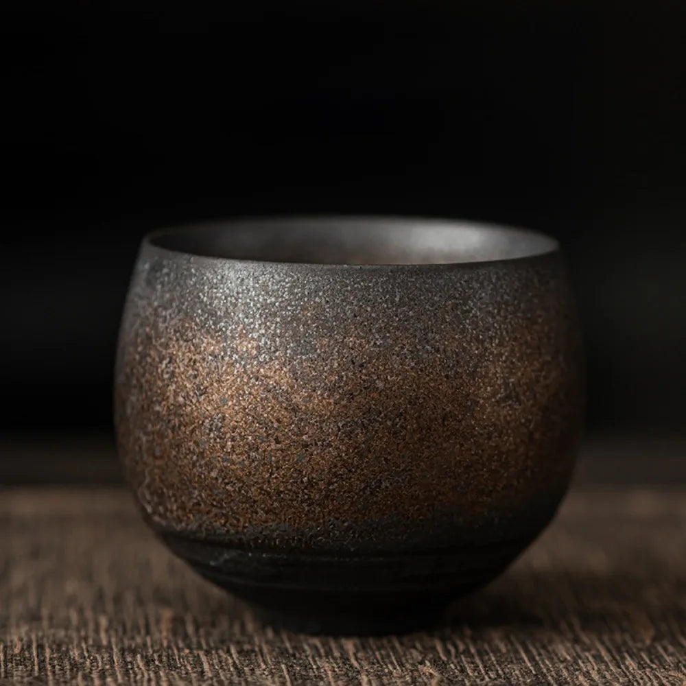 Household Japanese Stoneware Tea Cup Ancient Style 80ml Master Cup