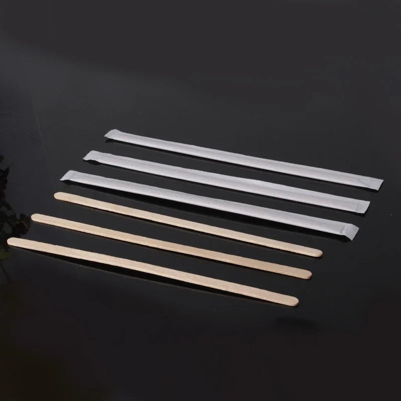 Single Packaged Coffee Wood Coffee Stirrer Disposable Wood Stirring Rod