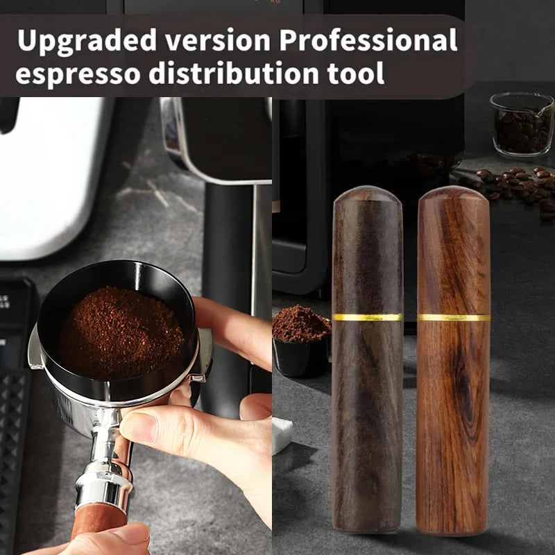 Coffee Needle Distributor Coffee Powder Stirrer Wood Handle Espresso Stirrer